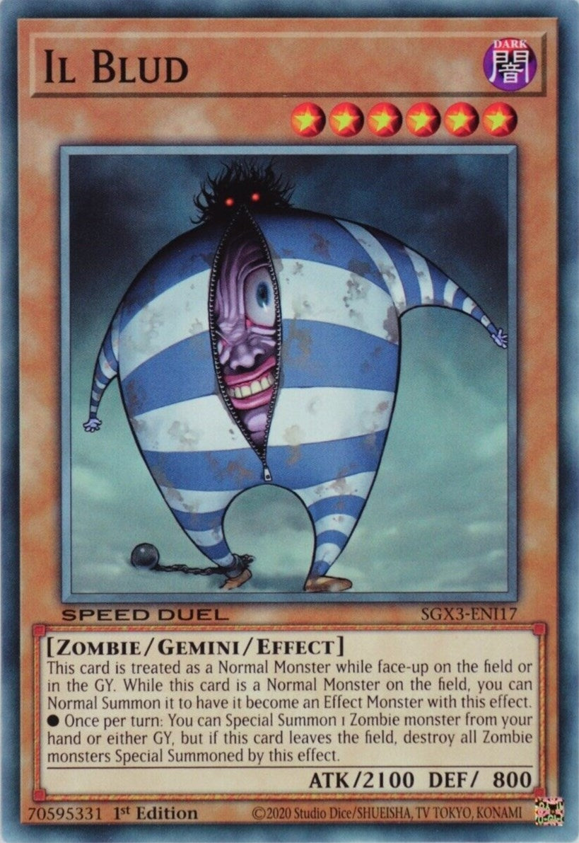 Il Blud (317) (SGX3) - YuGiOh Single