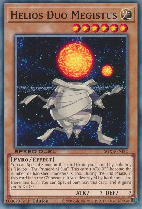 Helios Duo Megistus (322) (SGX3) - YuGiOh Single