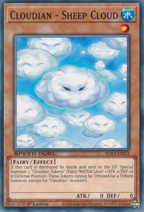 Cloudian - Sheep Cloud (324) (SGX3) - YuGiOh Single