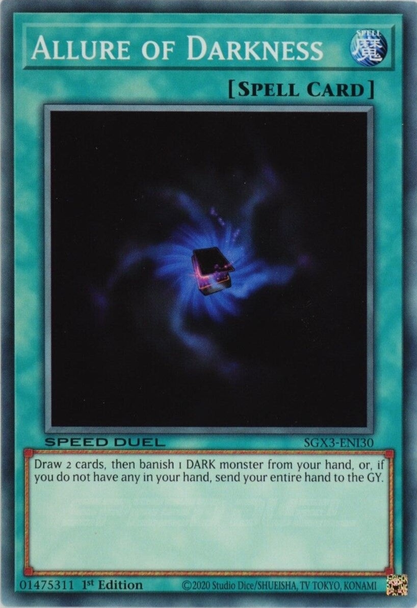 Allure of Darkness (330) (SGX3) - YuGiOh Single