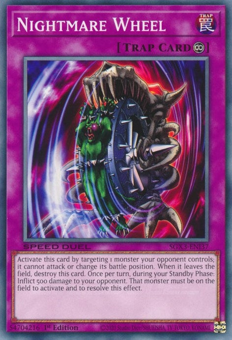 Nightmare Wheel (337) (SGX3) - YuGiOh Single