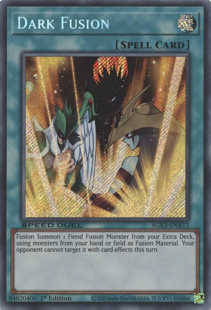 Dark Fusion (Secret Rare) (313) (SGX3) - YuGiOh Single
