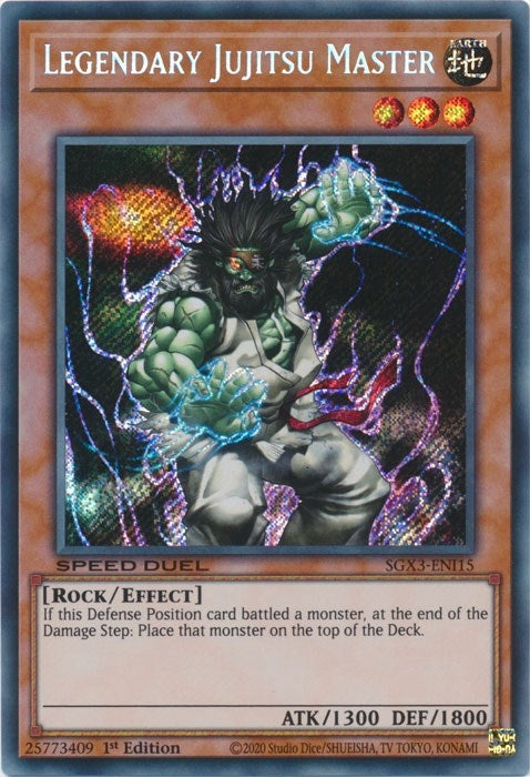 Legendary Jujitsu Master (Secret Rare) (315) (SGX3) - YuGiOh Single