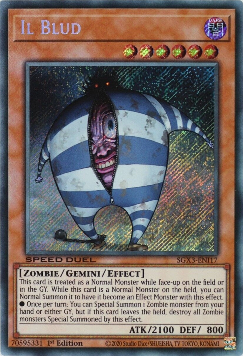 Il Blud (Secret Rare) (317) (SGX3) - YuGiOh Single