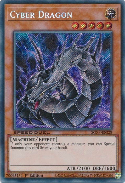 Cyber Dragon (Secret Rare) (328) (SGX3) - YuGiOh Single