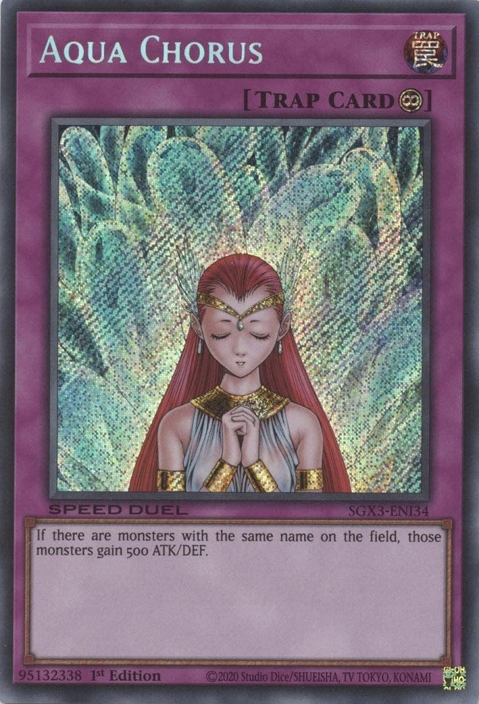 Aqua Chorus (Secret Rare) (334) (SGX3) - YuGiOh Single