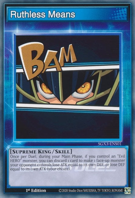 Ruthless Means (301) (SGX3) - YuGiOh Single