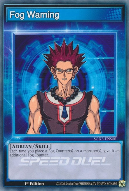 Fog Warning (308) (SGX3) - YuGiOh Single