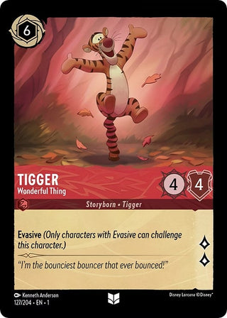 Tigger - Wonderful Thing (127) (1) - Disney Lorcana Single
