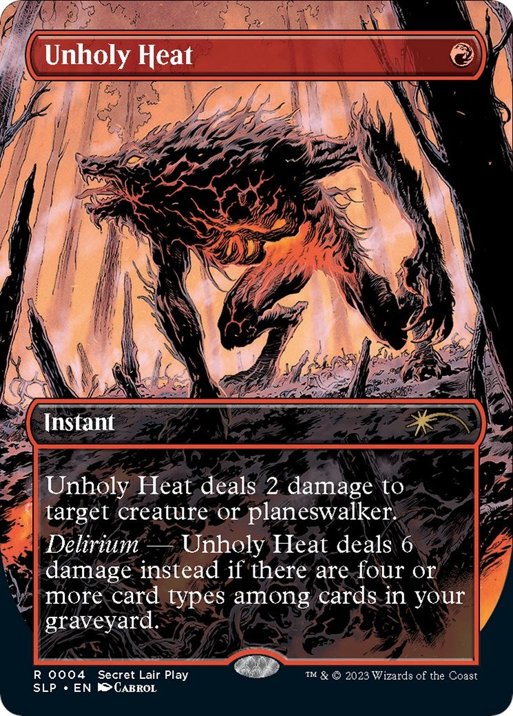 Unholy Heat (4) [SLP] - MTG Single
