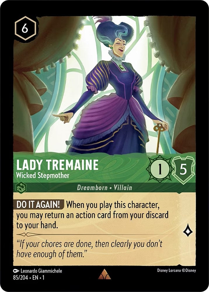 Lady Tremaine - Wicked Stepmother (85) (1) - Disney Lorcana Single