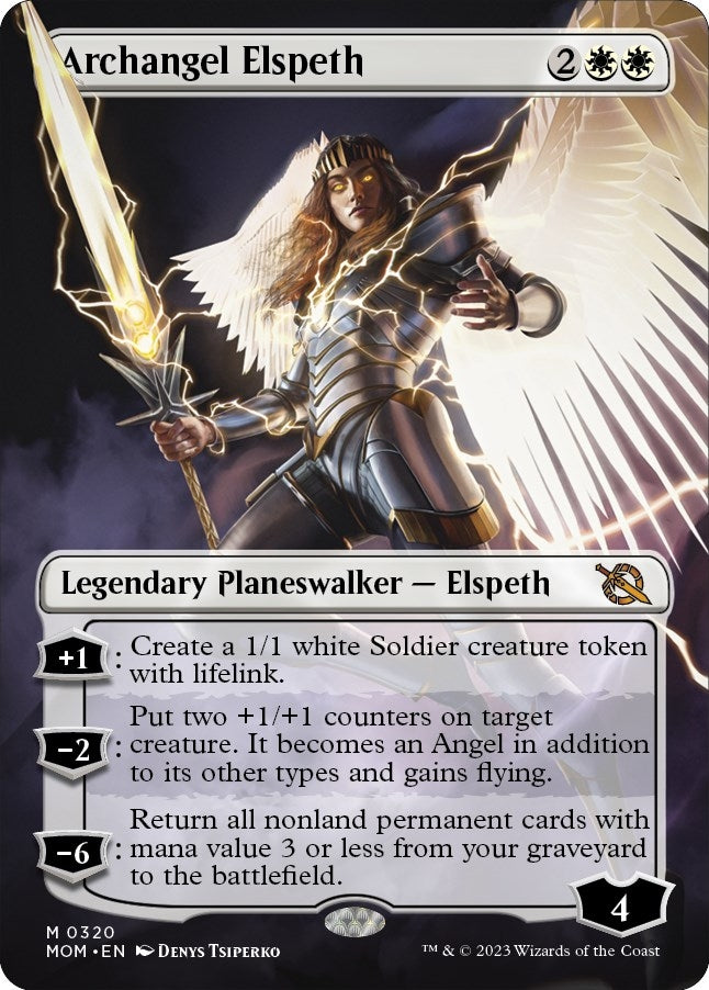 Archangel Elspeth (Borderless) (320) [MOM] - MTG Single