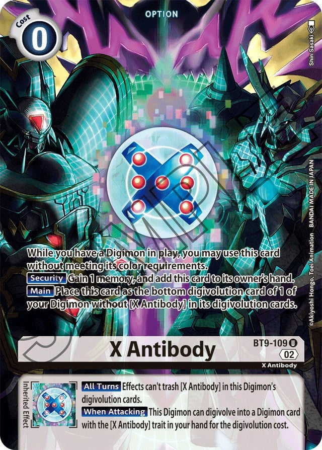 X Antibody (Alternate Art) (9109) [ST-14] - Digimon Card Game Single