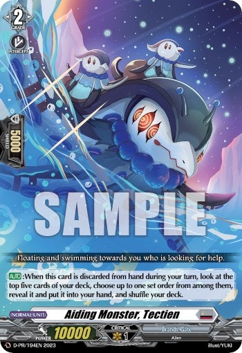 Aiding Monster Tectien (1942023) [D-PR] - Cardfight Vanguard Single