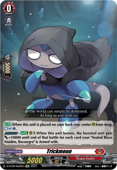 Trickmoon (906) [D-BT09] - Cardfight Vanguard Single