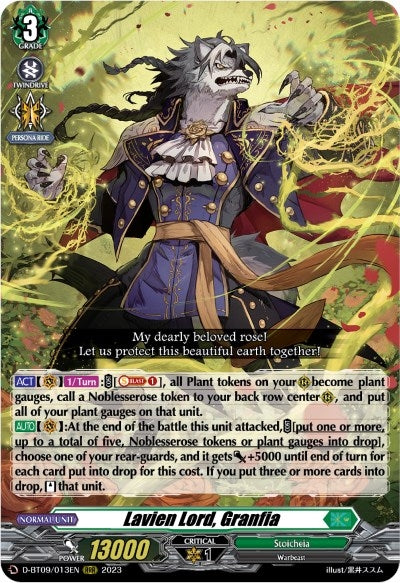 Lavien Lord Granfia (9013) [D-BT09] - Cardfight Vanguard Single
