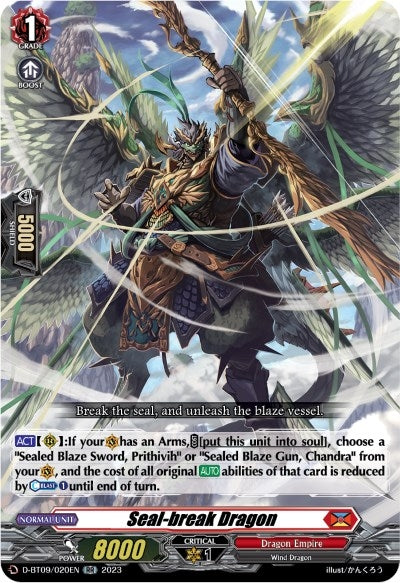 Seal-break Dragon (9020) [D-BT09] - Cardfight Vanguard Single