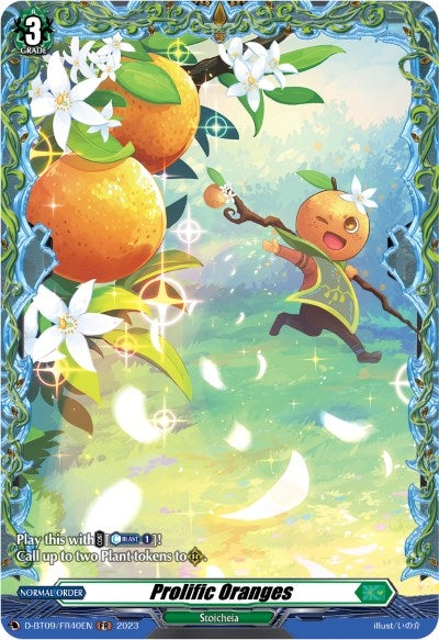 Prolific Oranges (FR) (940) [D-BT09] - Cardfight Vanguard Single