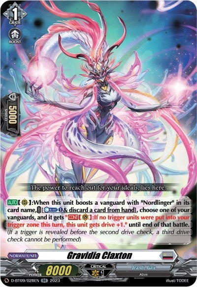 Gravidia Claxton (9028) [D-BT09] - Cardfight Vanguard Single
