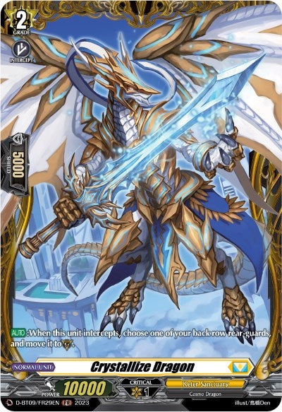 Crystallize Dragon (FR) (929) [D-BT09] - Cardfight Vanguard Single