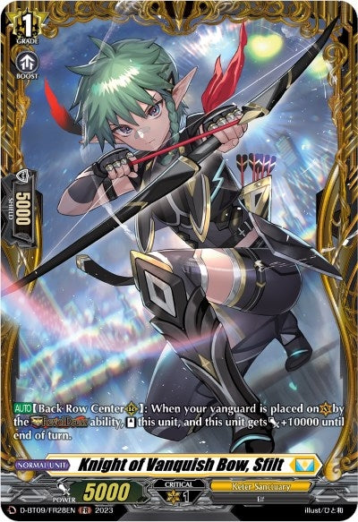Knight of Vanquish Bow Sfilt (FR) (928) [D-BT09] - Cardfight Vanguard Single