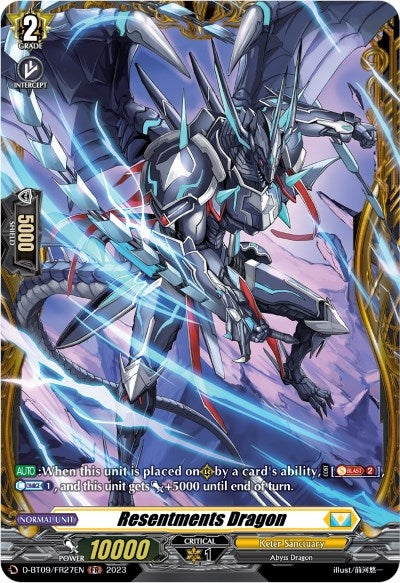 Resentments Dragon (FR) (927) [D-BT09] - Cardfight Vanguard Single