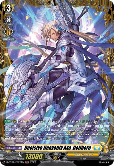 Decisive Heavenly Axe Delibere (FR) (925) [D-BT09] - Cardfight Vanguard Single