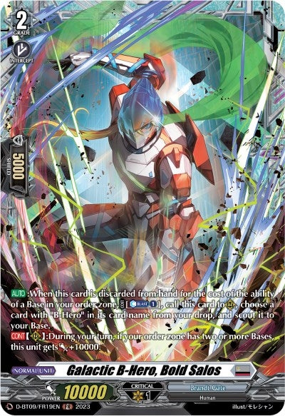 Galactic B-Hero Bold Salos (FR) (919) [D-BT09] - Cardfight Vanguard Single