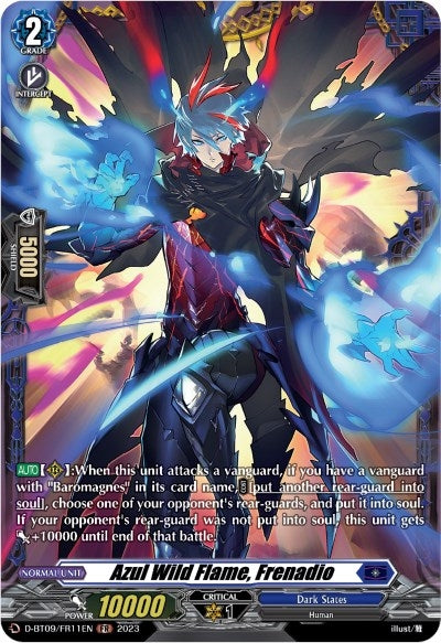 Azul Wild Flame Frenadio (FR) (911) [D-BT09] - Cardfight Vanguard Single