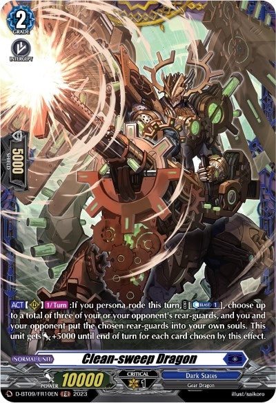 Clean-sweep Dragon (FR) (910) [D-BT09] - Cardfight Vanguard Single