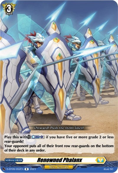 Renowned Phalanx (9052) [D-BT09] - Cardfight Vanguard Single