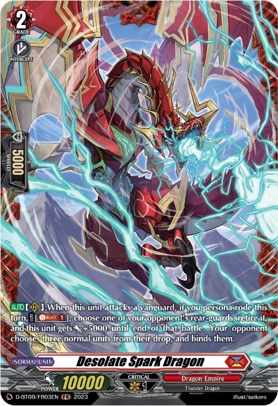Desolate Spark Dragon (FR) (903) [D-BT09] - Cardfight Vanguard Single
