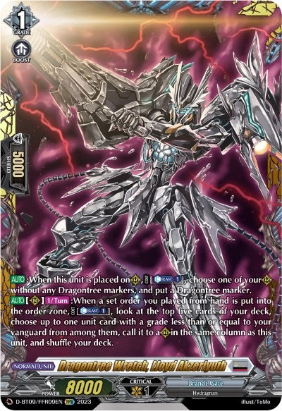Dragontree Wretch Lloyd Akzeriyuth (FFR) (909) [D-BT09] - Cardfight Vanguard Single