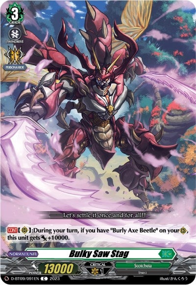Bulky Saw Stag (9091) [D-BT09] - Cardfight Vanguard Single