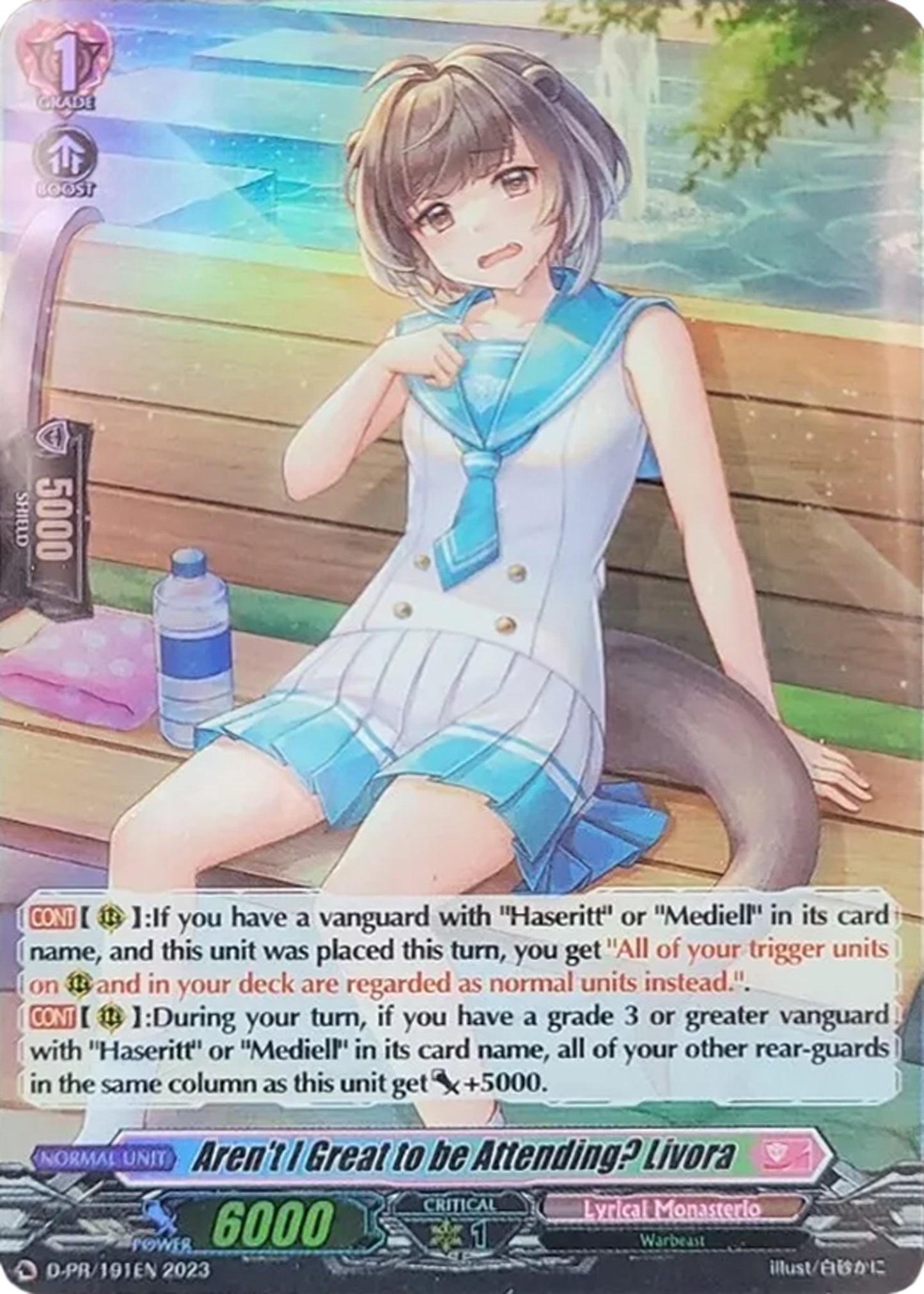 Aren’t I Great to be Attending? Livora (Foil) (191) (1912023) [D-PR] - Cardfight Vanguard Single