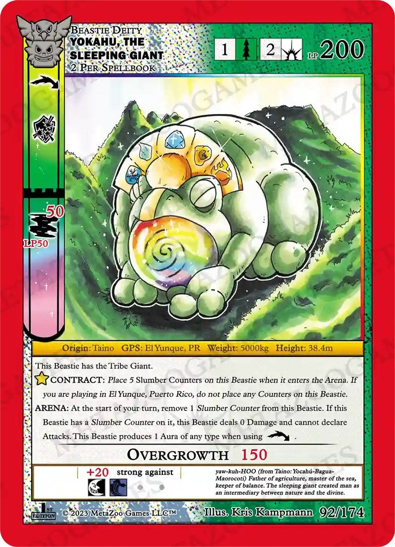 Yokahu the Sleeping Giant (92) (NATFE) - MetaZoo Single