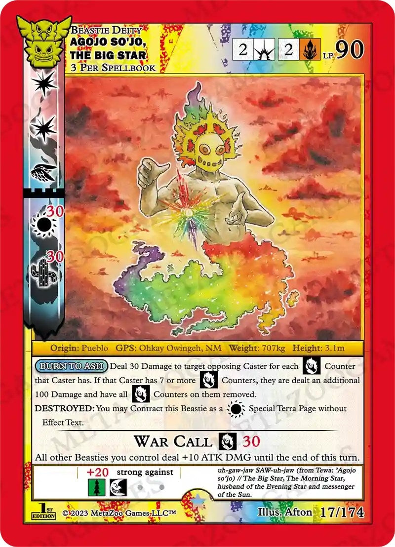 Agojo So’Jo the Big Star (17) (NATFE) - MetaZoo Single