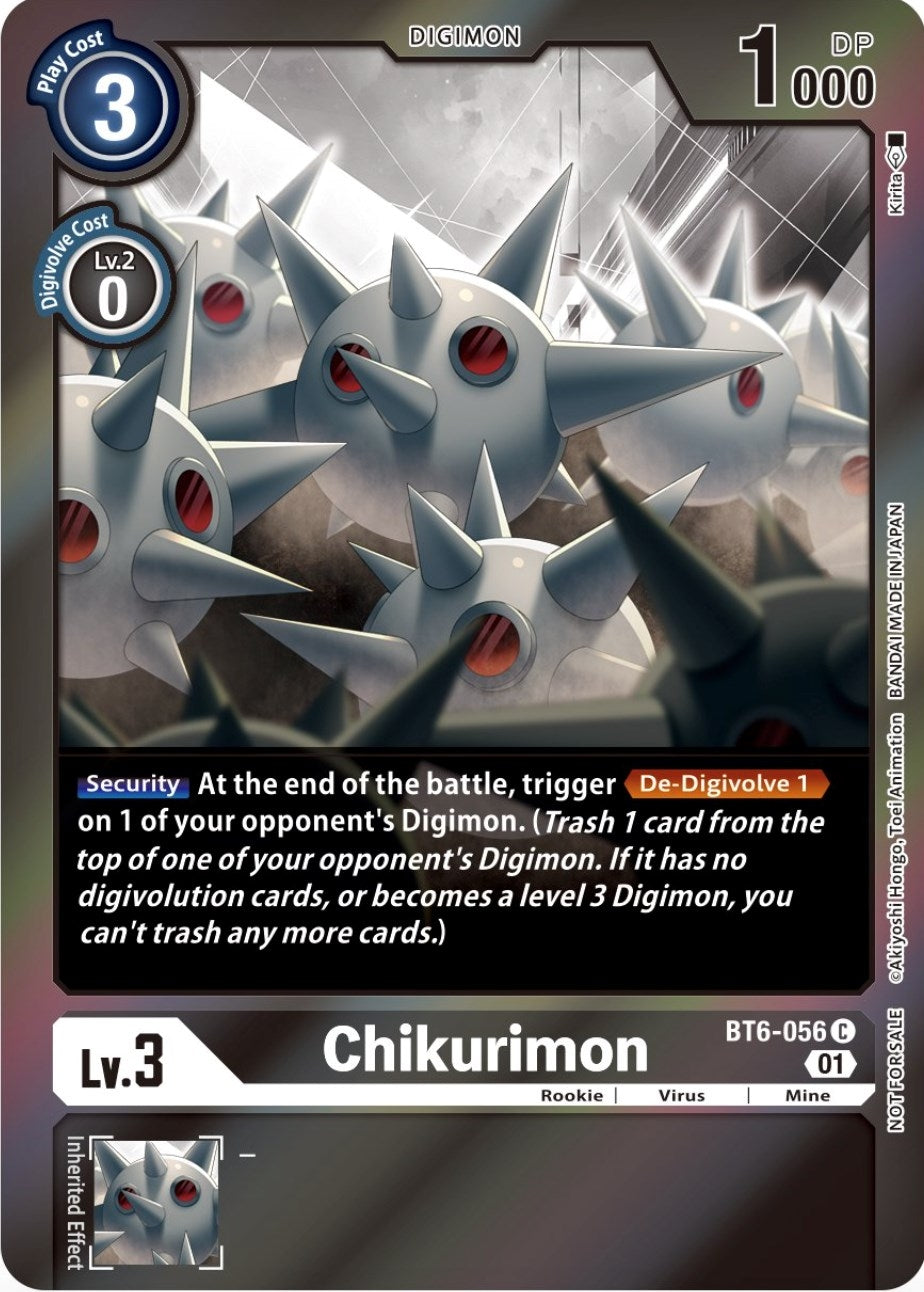 Chikurimon (Event Pack 4) (6056) [BT06] - Digimon Card Game Single