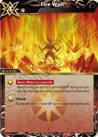 Fire Wall (Promotion Pack 2) (1016) [BSSP] - Battle Spirits Saga Single