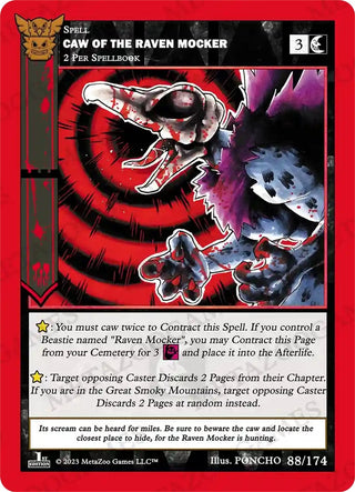Caw of the Raven Mocker (88) (NATFE) - MetaZoo Single