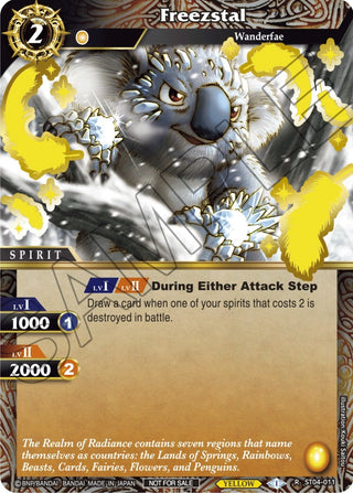 Freezstal (Launch Event Finalist Set) (4011) [LEP] - Battle Spirits Saga Single