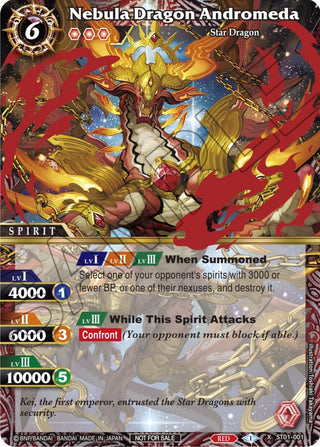 Nebula Dragon Andromeda (Event Pack Vol. 1) (1001) [LEP] - Battle Spirits Saga Single