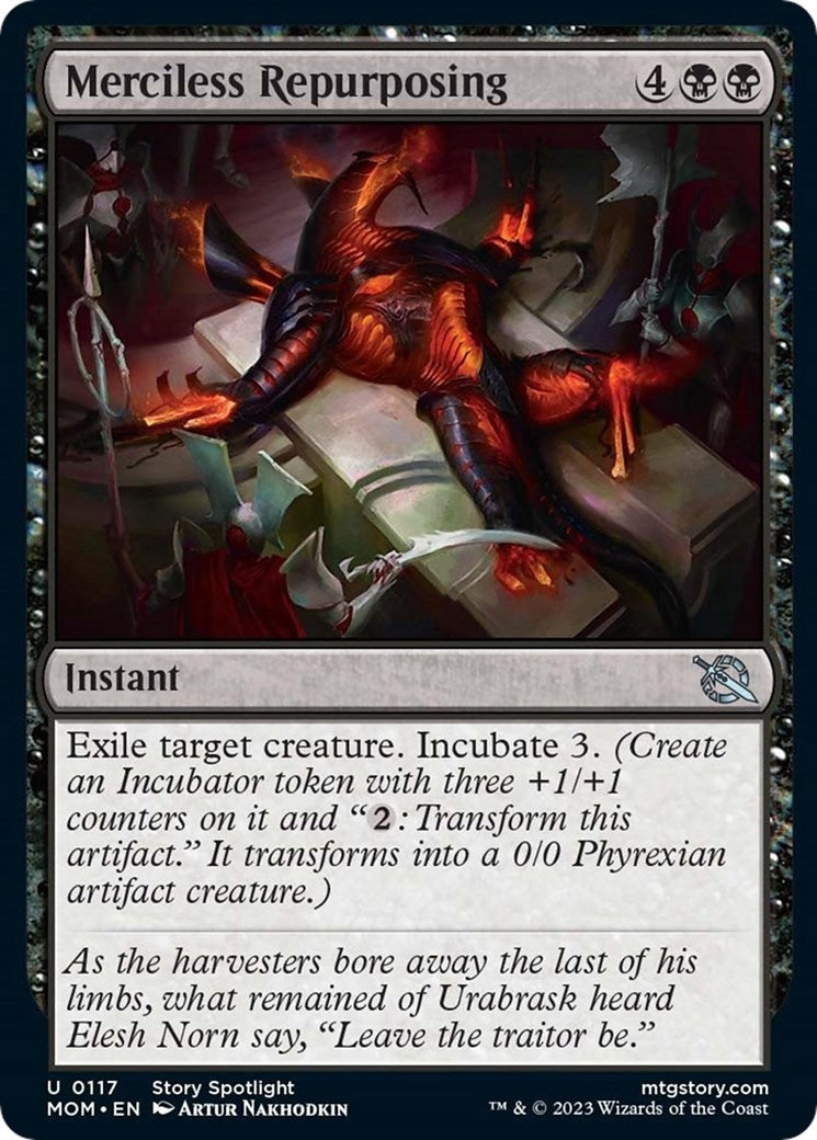 Merciless Repurposing (117) [MOM] - MTG Single