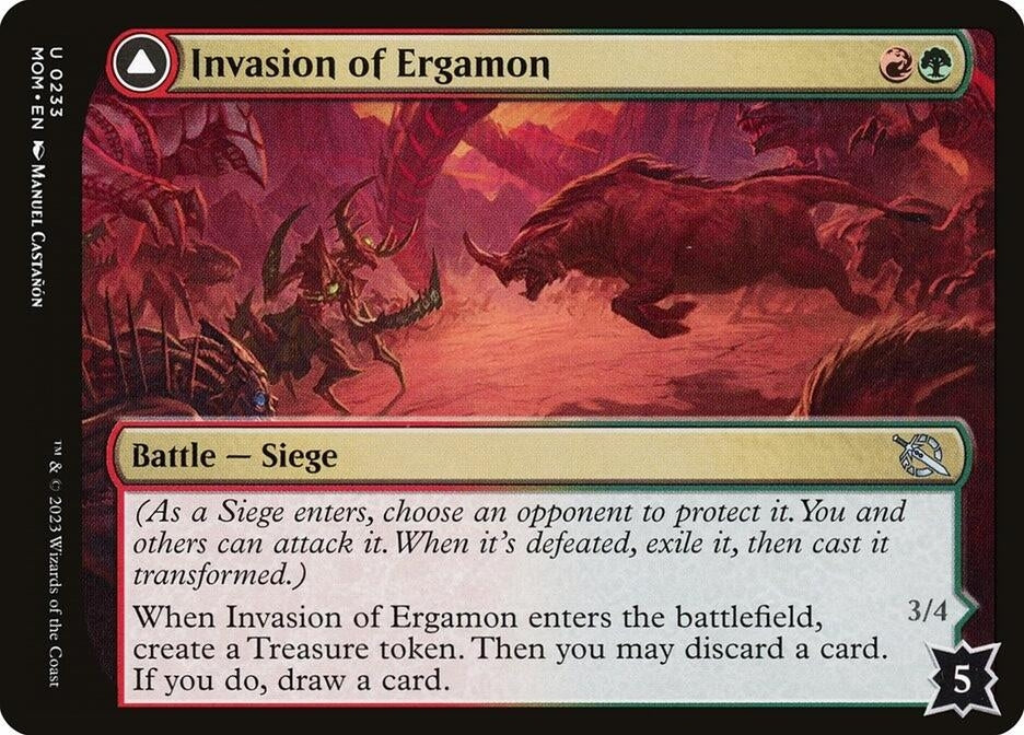 Invasion of Ergamon (233) [MOM] - MTG Single