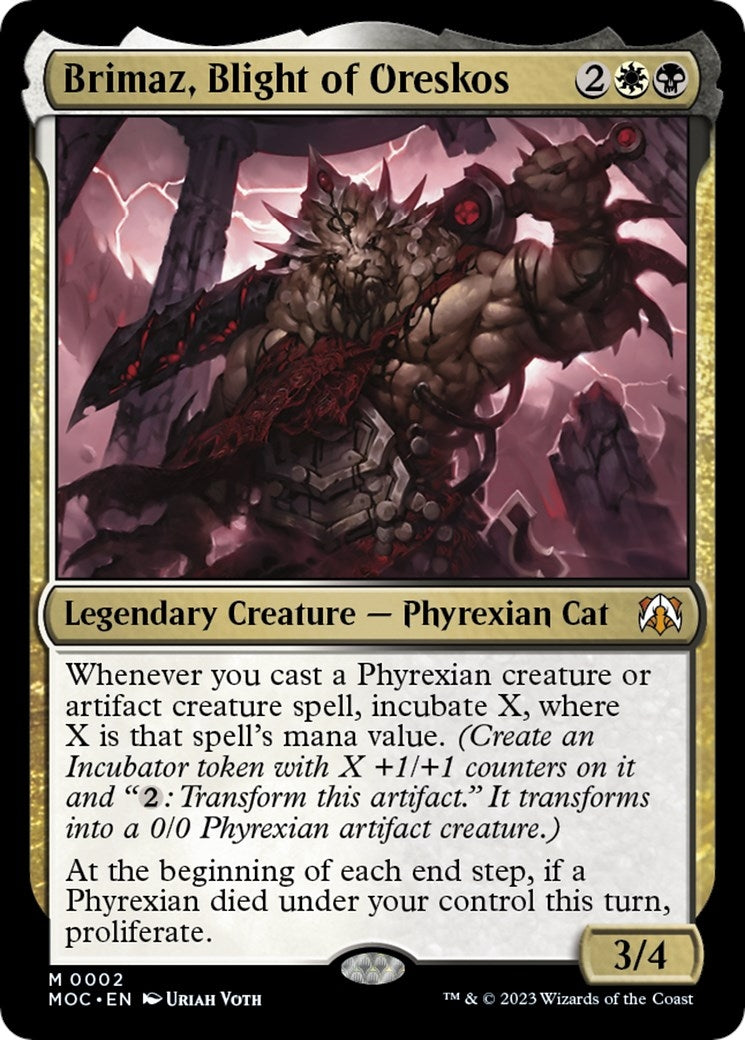 Brimaz Blight of Oreskos (2) [MOC] - MTG Single