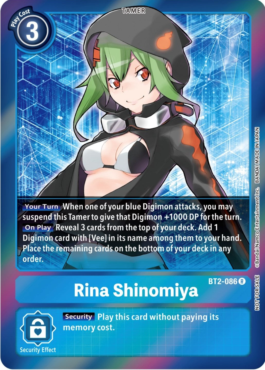 Rina Shinomiya (Event Pack 4) (2086) [BT01-03] - Digimon Card Game Single