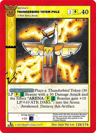 Thunderbird Totem Pole (126) (NATFE) - MetaZoo Single