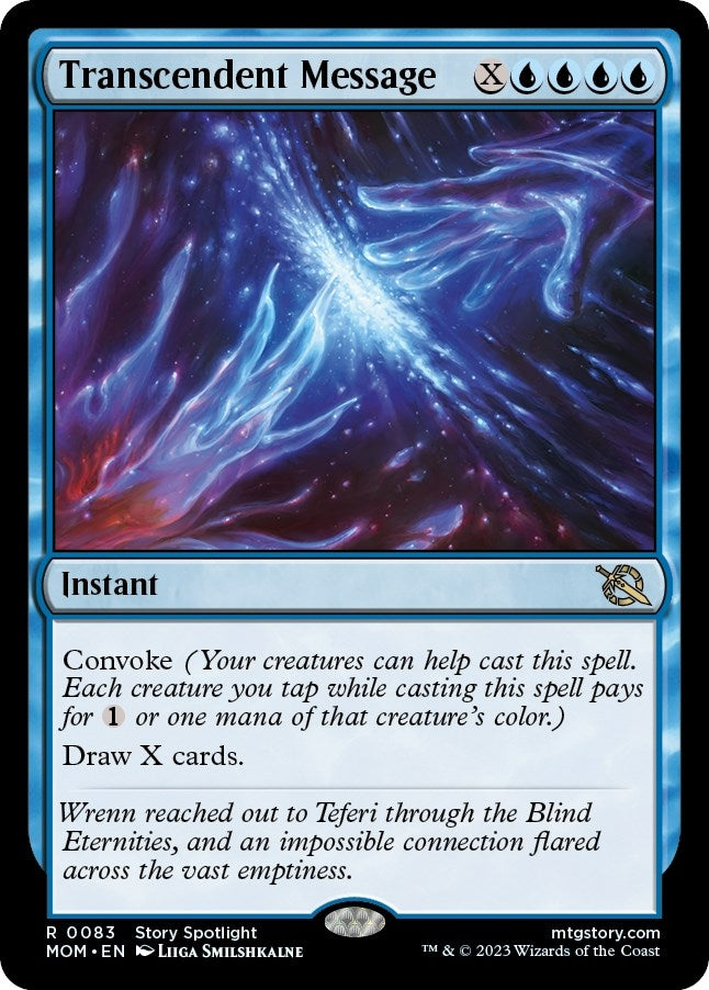 Transcendent Message (83) [MOM] - MTG Single