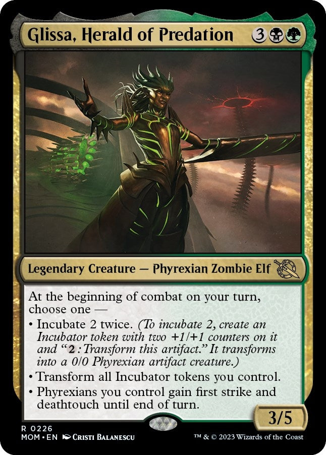 Glissa Herald of Predation (226) [MOM] - MTG Single