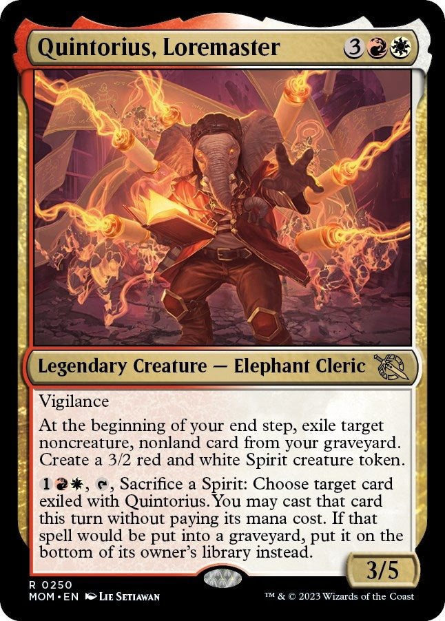 Quintorius Loremaster (250) [MOM] - MTG Single